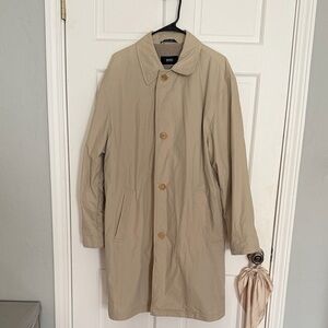 Hugo Boss Tan Trench Coat for Men